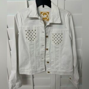 Michael Kors White Denim Jacket
